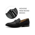 thumbnail image 3 of Men Luxury Wedding Dress Shoes Fashion Loafers Tuxedo Smoking Party Shoes Size 9, 3 of 4