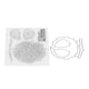 thumbnail image 5 of Sellos transparentes para hacer manualidades, TPR transparente, reutilizable, fácil tallado, suministros para hacer tarjetas en relieve para proyectos de artesanía, 5 of 8
