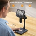 Microscope Inspection Systems EDM4C Coin Microscope with Scale: 4.3