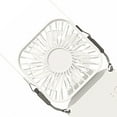 thumbnail image 4 of Ventilador Plegable para Cómoda Banda El Cuello Accesorios Exteriores () Blanco, 4 of 6