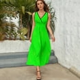 thumbnail image 6 of neon lime green Sleeveless Dress Female dress Clothing female women formal occasion dresses Bride dresses, 6 of 7