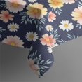 thumbnail image 4 of Pioneer Flower Floral Print Pattern Rectangle Tablecloth 60"x120", Waterproof Polyester Table Cloth, Wipeable Spillproof for Dining Camping Indoor Outdoor, 4 of 6