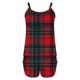 thumbnail image 4 of Puntoco Conjunto de pijama cómodo para mujer, pantalones cortos sin mangas para mujer, ropa de hogar transpirable y cómoda, conjunto de pijama, 4 of 4