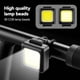 thumbnail image 1 of COB LED faro bicicleta cola lámpara 130LM/80LM 150mAh impermeable bicicleta linterna Likrtyny  Accesorios para bicicletas, 1 of 6