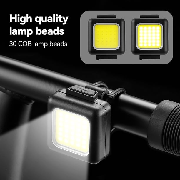 COB LED faro bicicleta cola lámpara 130LM/80LM 150mAh impermeable bicicleta linterna Likrtyny Accesorios para bicicletas