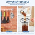 thumbnail image 6 of Fkszll 3 Pcs Canning Funnel with Strainer, Food Grade Stainless Steel Canning Funnels,Wide-Mouth Funnels for Kitchen Use for Filling Mason Jar for Jam Oil Spice Sugar Flour, 6 of 10