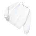 thumbnail image 4 of Sudadera para niños Cuello redondo Manga larga Moda Casual Niños Cuello redondo Jersey Top para niños y niñas Blanco 130 cm / 51,2 pulgadas, 4 of 5