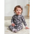thumbnail image 2 of Gerber Baby Girl Sleep 'n Play Footed Pajamas, 2-Pack (0/3 Months - 6/9 Months), 2 of 13