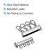 thumbnail image 4 of Capas Collar Cierres, 4uds Collar Conector 4 Hilos Deslizamiento Magnético Tubo Cierre Cierres para Capas Pulseras Collar Joyas Fabricación, Plateado, 4 of 6