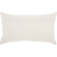 thumbnail image 2 of Nourison Luminescence Pewter Decorative Throw Pillow , 12" x 20", 2 of 2