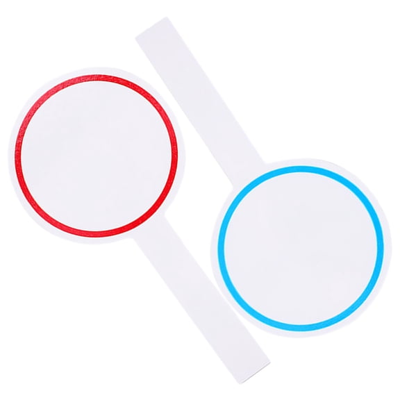 HOOWIFFY 2-Pack Small Dry Erase Whiteboards with Foam Backing, Assorted Colors for Notes, Scorekeeping, and Portable Handheld Use