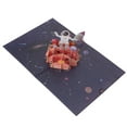 thumbnail image 3 of 3D Birthday Card, Exquisite Details Spaceman Style Eye Catching Vivid Colors Popping Up Kids Birthday Card  For Holiday, 3 of 8