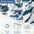 thumbnail image 3 of Christmas Shower Curtain, Farmhouse Rustic Modern Snow Landscape Bathroom Decor Shower Curtain Set, Water Repellent Cloth with Hooks 72X72 Inch, 3 of 6