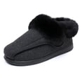 thumbnail image 3 of Zapatos Deslizados Pies Hinchados Diabéticos para Mujeres Ancho Con Cierre Ajustable Los Neuropatía, 3 of 9
