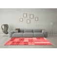 thumbnail image 3 of Ahgly Company Indoor Rectangle Patchwork Red Transitional Area Rugs, 8' x 12', 3 of 4