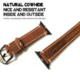 thumbnail image 3 of ANTHOUSE Compatible with Apple Watch Band 49mm 45 44 42mm 41 40 38mm Series Ultra 8 7 SE 6 5 4 3 2 1,Premium Soft Leather with 316L Stainless Steel Butterfly Buckle Replacement Straps for iwatch, 3 of 11