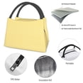 thumbnail image 4 of Fotbe Yellow Gingham Bolsa Térmica Portátil con Estampado, Bolsa de Entrega de Alimentos Aislada, Bolsa Reutilizable de Gran Capacidad para Comidas y Supermercado, 4 of 6