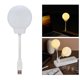 thumbnail image 2 of Luz de noche USB brillo táctil Control escritorio 3D impresión Lunar lámpara luz de de mitorio decoración bebé niñas Inserción Colco Luz de noche, 2 of 8