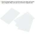 thumbnail image 4 of Uxcell 10 Pack Blank Cards 20mil ID Cards for ID Badge Printer and Graphics, 4 of 6