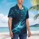 thumbnail image 3 of Fotbe Futuristic Jet Ski Adventure Camisa Hawaiana para Hombre Unisex – Camisa Casual de Verano con Botones de Manga Corta de Algodón y Lino,Large, 3 of 7
