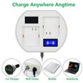 thumbnail image 4 of Ccdes Battery Charger,USB Battery Charger,SEIVI Video Camera USB Battery Quick Charger for Arlo Pro 2/Pro/walk Light Battery Dual Charge LCD Smart Base Charger, 4 of 7