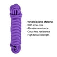 thumbnail image 3 of Cuerda trenzada de polipropileno 10M/33ft 3/8" morado para camping interior y exterior, línea de ropa, 3 of 5