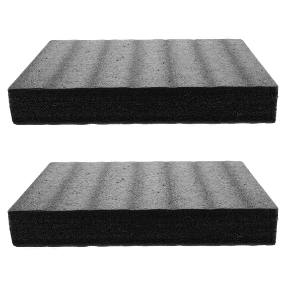 ETEREAUTY 2Pcs Black Foam Packing Sheets for Shipping Lightweight Protective Foam Padding