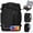 Black, variant on Expandable Travel Backpack 17 In Laptop Carry On Backpack with USB Pocket Wet Pocket,Waterproof Underseat personal item travel bag, Large Casual Daypack for Weekender Business(Navy Blue)
