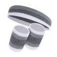 thumbnail image 2 of LJNYFDC Sweatbands Set Sweatbands Set Soft Elastic Wicking Wristbands Breathable Quick Drying Vibrant Color Headband Athletic Bands Set, 2 of 6