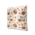 thumbnail image 3 of Thanksgiving Leaves Turkey Pumpkin Autumn Throw Pillow Covers Pillowcases 20 x 20 Inch Home Decor 2 Packs for Bedroom Sofa, 3 of 6