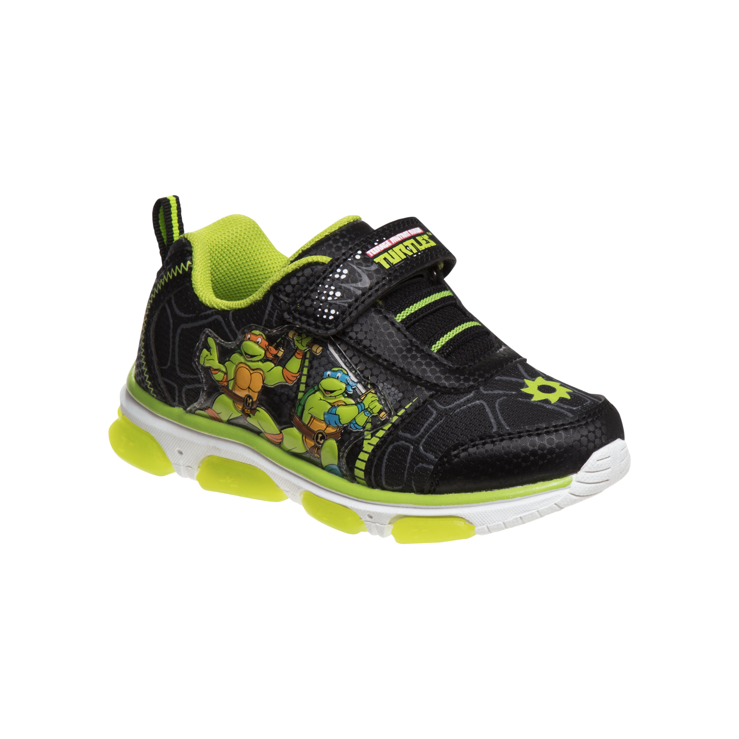 MUTANT NINJA TURTLES Nickelodeon Light-Up Shoes Sneakers Toddler's Size 8  $40 
