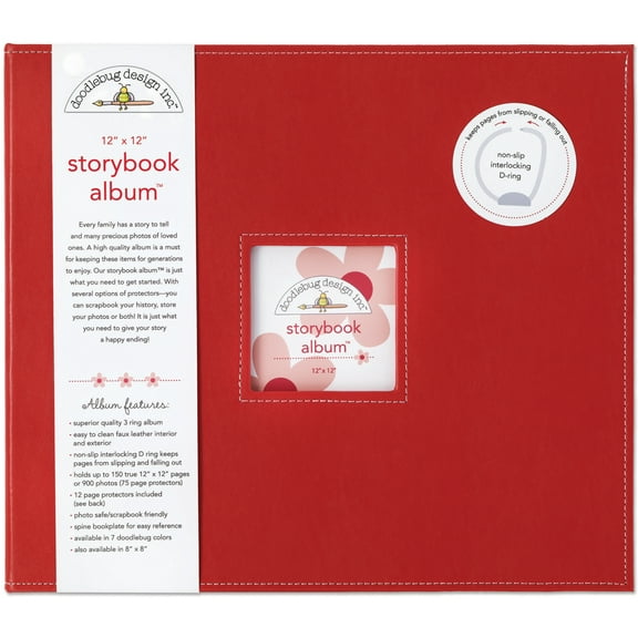 Doodlebug Storybook Album 12"X12" Ladybug