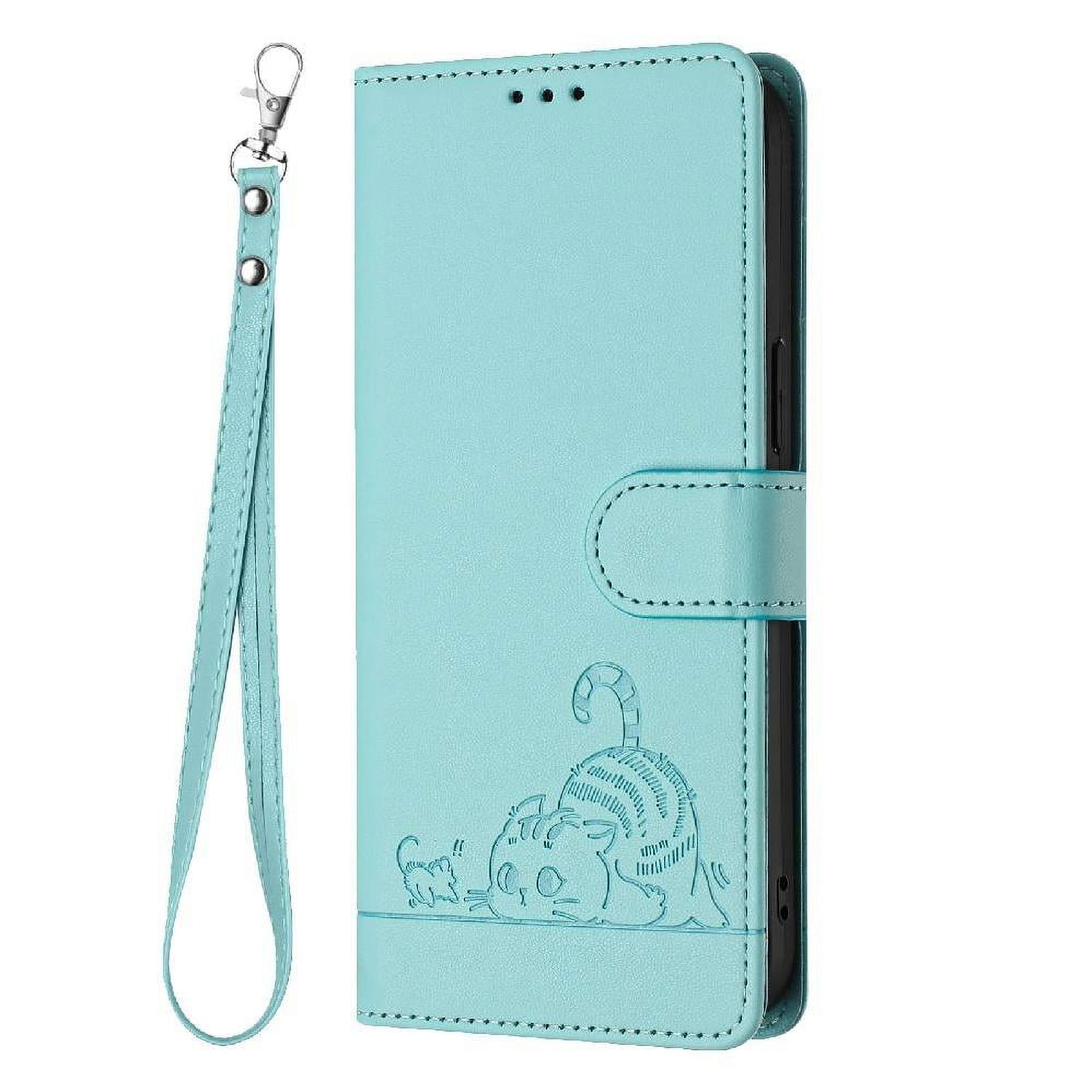 Flip case for GANGXUN Samsung Galaxy S9 Wallet Case with Kickstand, Card Slots, RFID Block, Cat Design