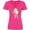 Cyber Pink, variant on Inktastic Blonde Hula Girl Women's V-Neck T-Shirt