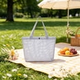 thumbnail image 6 of Mesh Beach Shoulder Bag, Portable Foldable Shopping Storage Tote, One Shoulder Travel Organizer Net Bag, Bag for Travel Shopping Beach Storage Use, 6 of 6