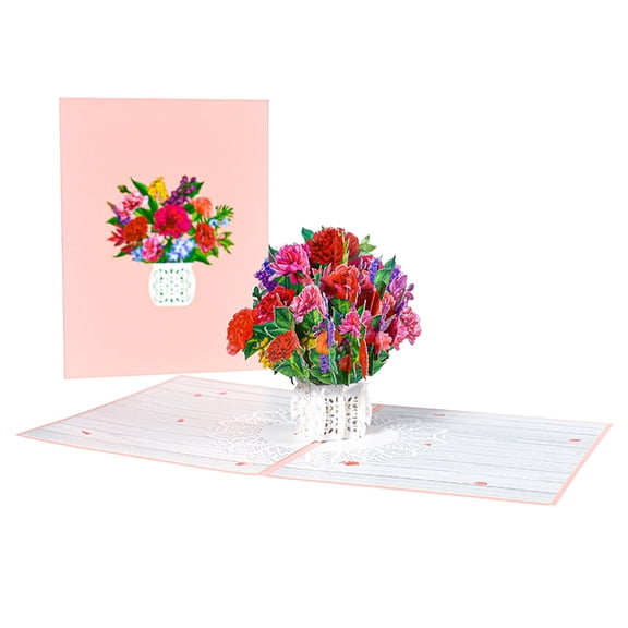 1 Pieces 3D Pop Up Cards, 3D Greeting Cards with Envelopes, for Birthday, Anniversary, Mothers Day, Thank You, Get Well, All Occasion