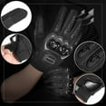 thumbnail image 2 of Motorcycle Gloves for Men and Women, Full Finger Touchscreen Motorbike Gloves for BMX ATV MTB Riding, Road Racing, Cycling, Climbing, Motocross - Black L, 2 of 14