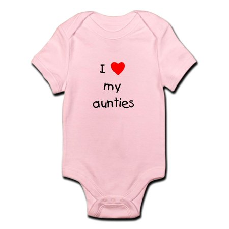 

CafePress - I Love My Aunties Infant Bodysuit - Baby Light Bodysuit