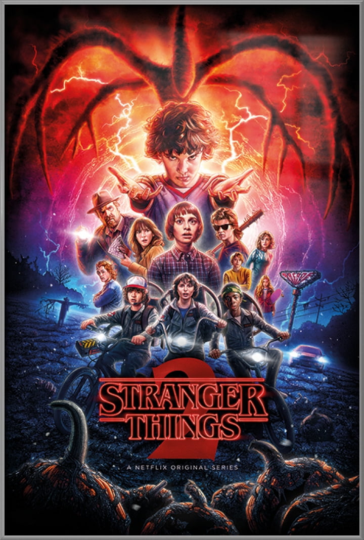 Stranger Things 2 - Framed TV Show Poster (Season 2 - Regular Style