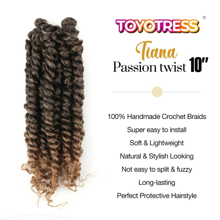 Faux Locs Crochet Hair 10  Pre-Looped Handmade Crochet Braids Synthe –  Toyotress