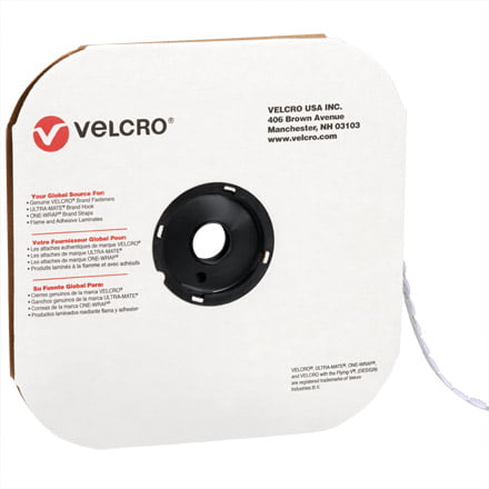 VELCRO® Brand Velcro Tape Individual Dots Loop 1/2" White 1440/Case VEL124 