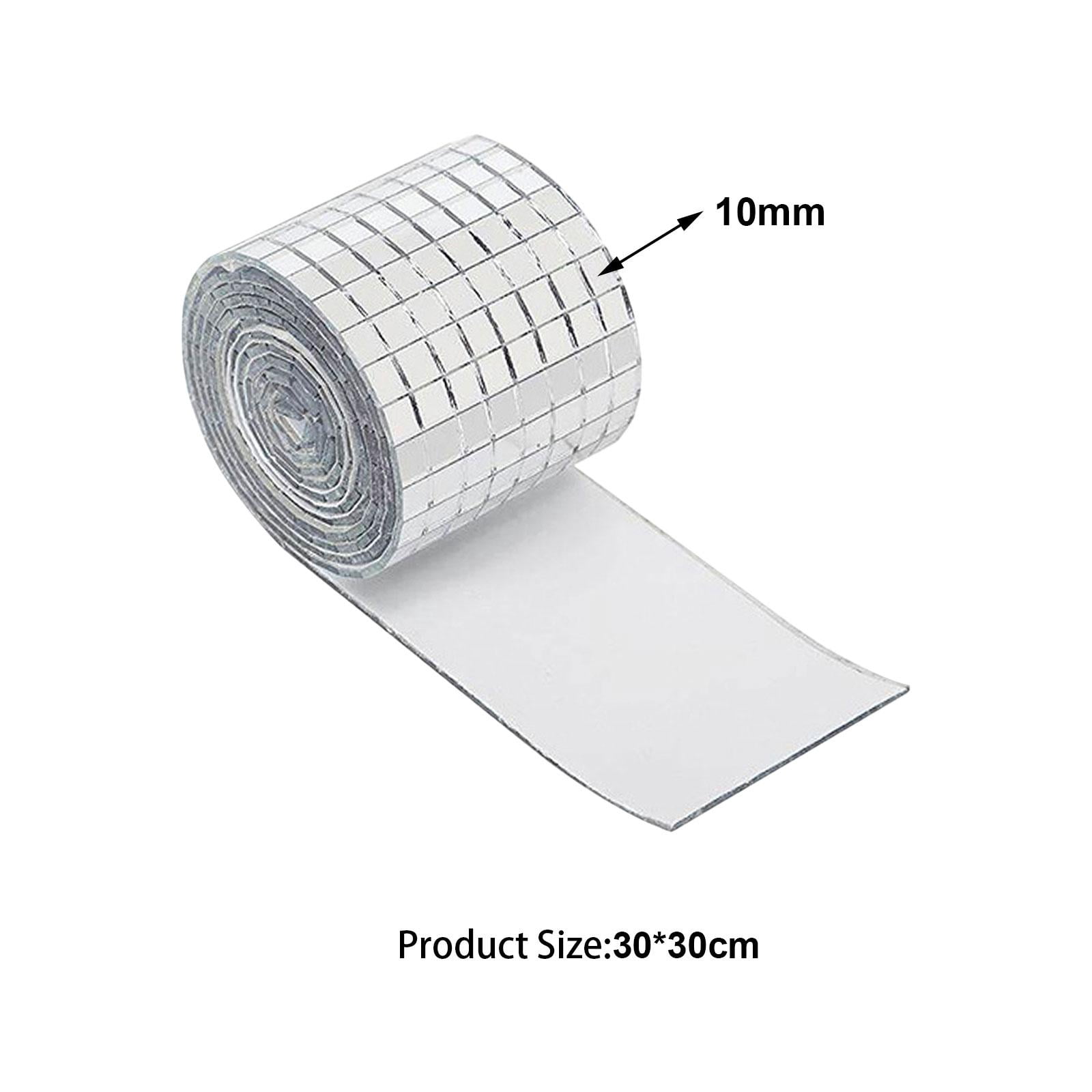 Milageto 2-6pack Mirror Tiles for Crafts Mini Acrylic Tiles for Cups Home Decor Photo 3 Pcs