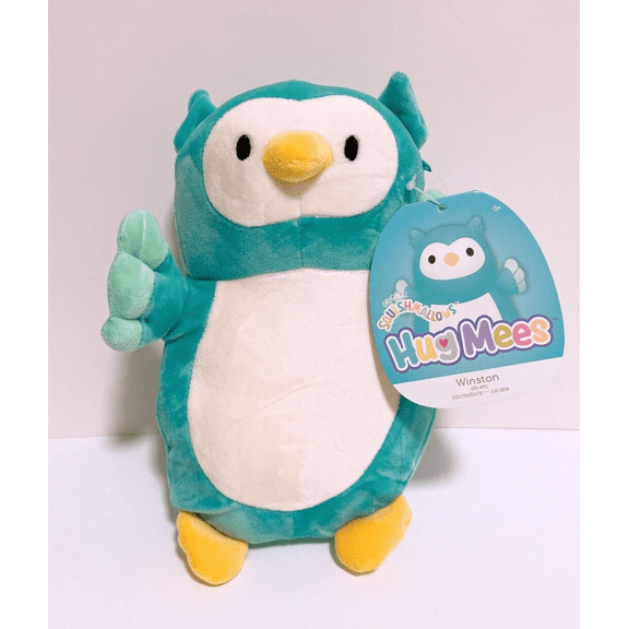 Squishmallows HugMees 10" Winston the Owl Animal Plush Doll Toy