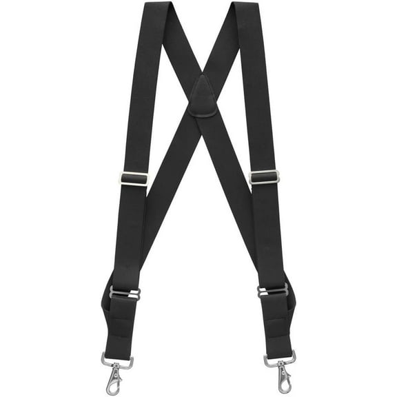 Suspender Store Side-Clip Trucker Suspenders - 1.5-Inch Wide Elastic - Trigger Snap - 3 Colors & 4 Sizes Including Big & Tall
