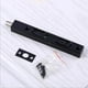 thumbnail image 3 of Cerradura de seguridad con tornillo para puerta oculta, estable, de acero inoxidable ignífugo, de 150 mm Negro, 3 of 7