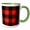 Green/White, variant on 3drose, Image of Rob Roy Clan Kilt Scottish Tartan Plaid Pattern, 11oz Mug