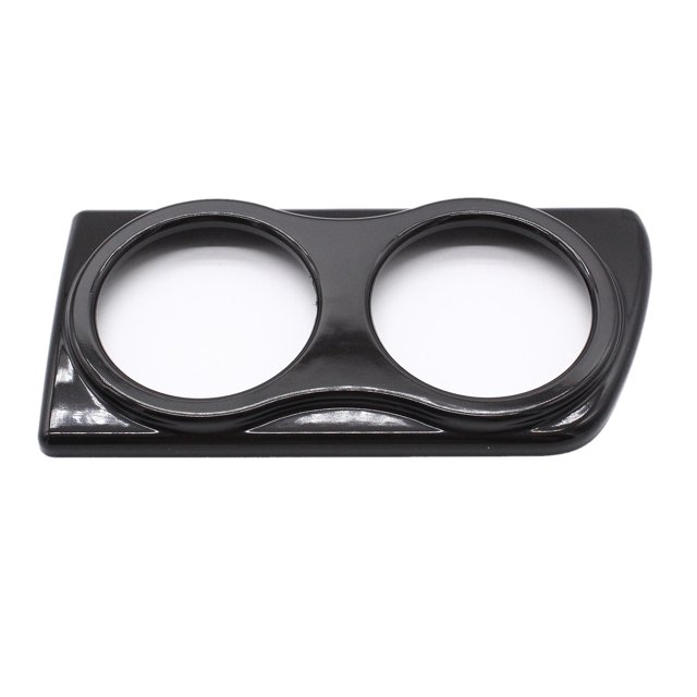 de calibre ventilación de aire automática, instrumento de soporte de montaje de plástico apto para Vauxhall H MK5 reemplazar Negro brillante shamjiam Cápsula de dos indicadores de ventilación de aire
