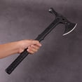 thumbnail image 4 of Tomahawk - Hacha táctica con funda, hacha arrojadiza con borde de hacha de martillo para lanzamiento competitivo, camping, caza, 4 of 5
