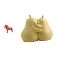 thumbnail image 1 of Figura decorativa sueca para sujetalibros, artesanía nórdica minimalista, estatua de y madera maciza, escultura creativa de caballo Dalecarl, 1 of 8