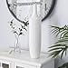 thumbnail image 3 of Deco 79 Ceramic Stripe Texture Vase, 5" x 5" x 23", White, 3 of 4